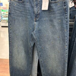 Jessica Simpson Blue Studded Women Jeans